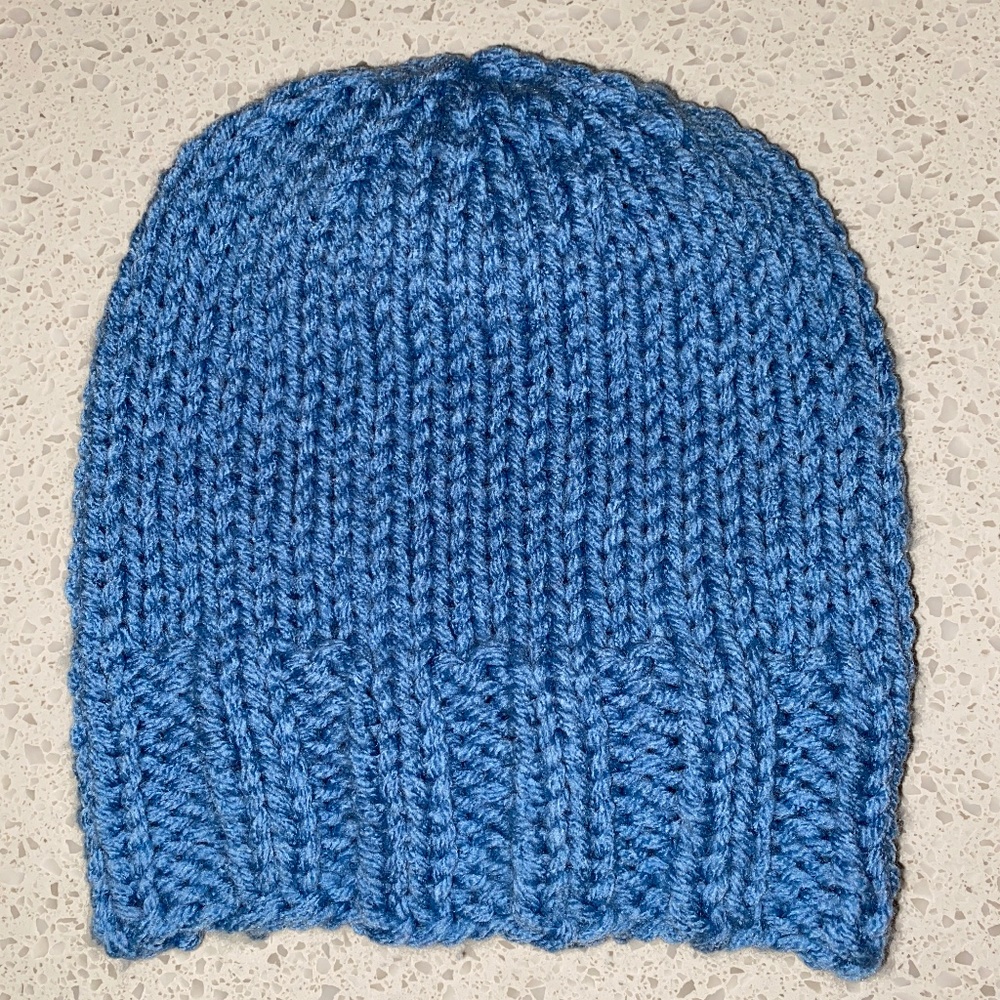 Knit Blue Hat